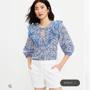 LOFT Shorts Riviera Size 14 White